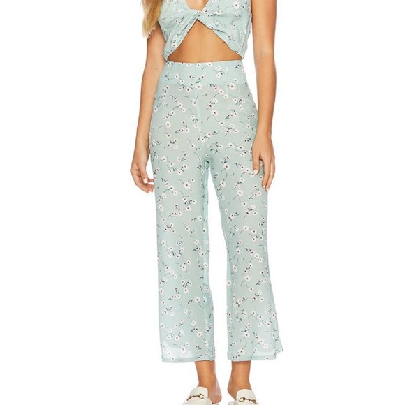 Beach Riot Mint Flower Celine Pant - Picture 3 of 6